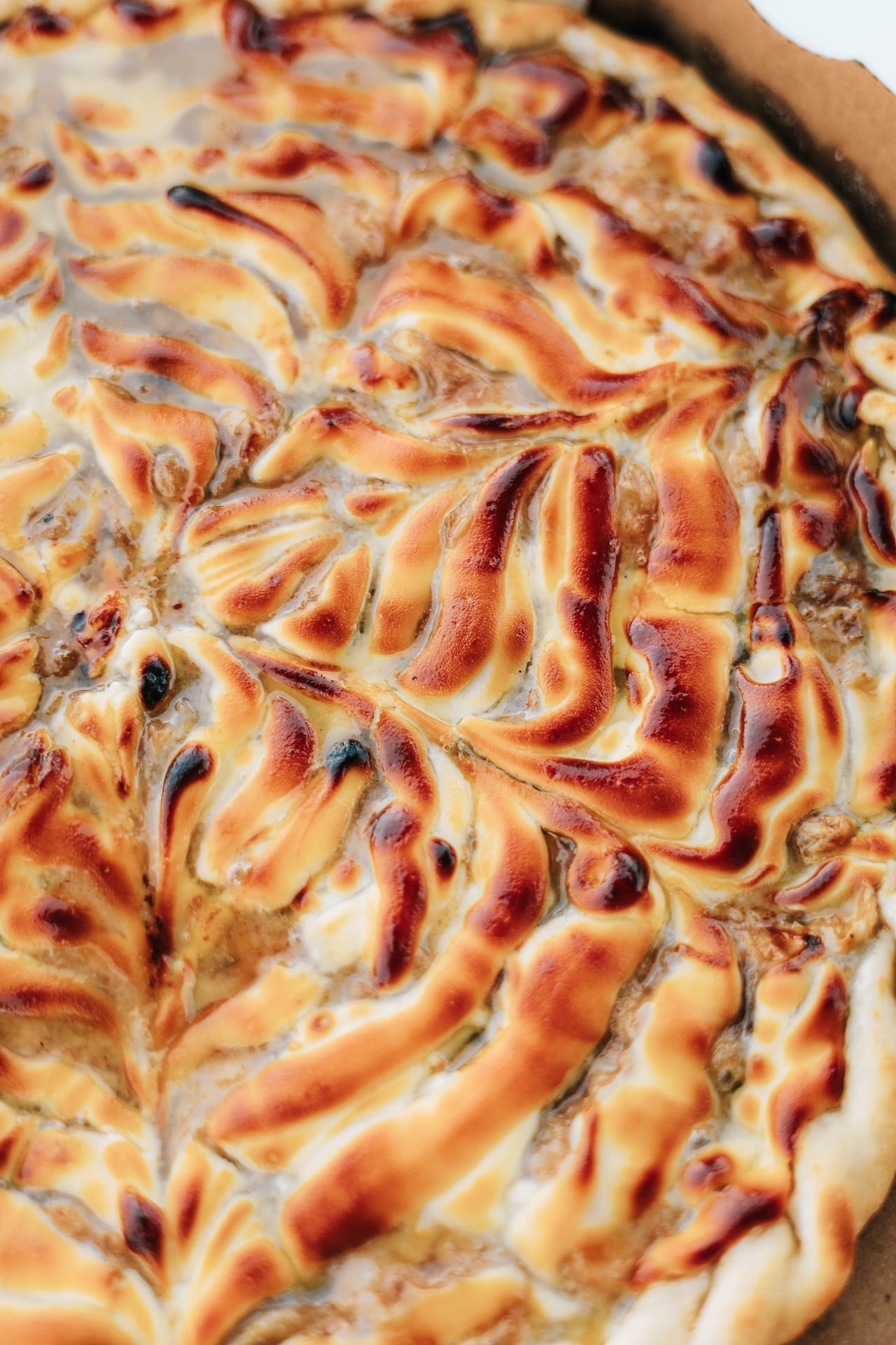 Pizza Doce Banana na Neve da Øliver's · uma das estrelas da casa